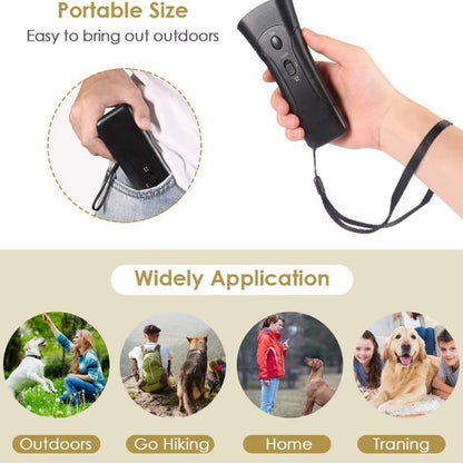 Pet Dog Repeller anti Barking Stop Bark Training Device Trainer LED Ultrasonic anti Barking Ultrasonic Dog Bark Device 2Types